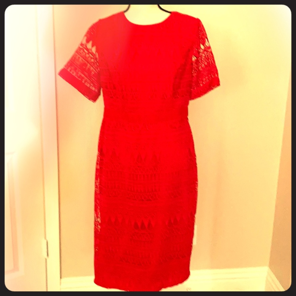 Classy red dress
